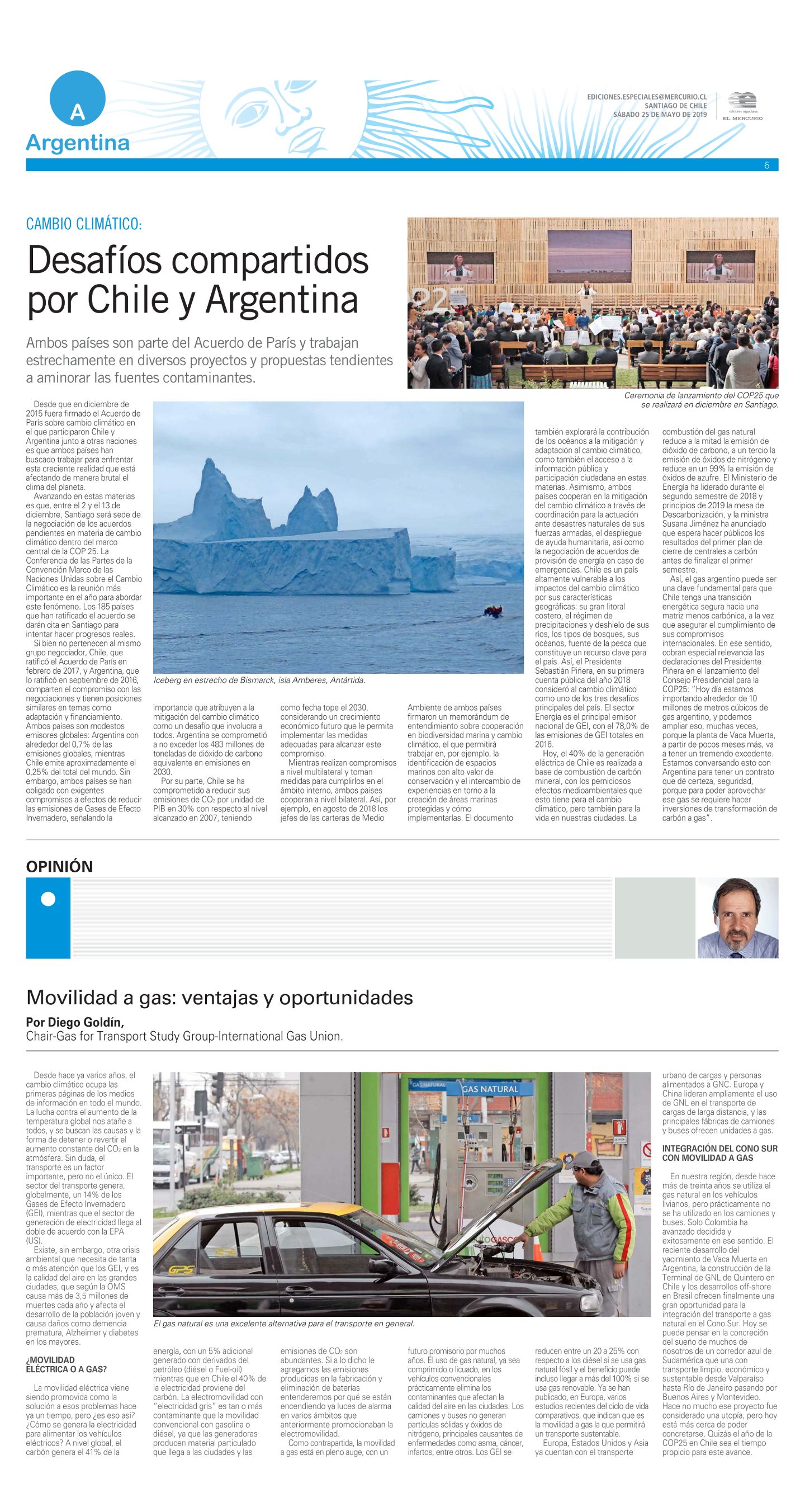 diario el Mercurio 2019-5-25